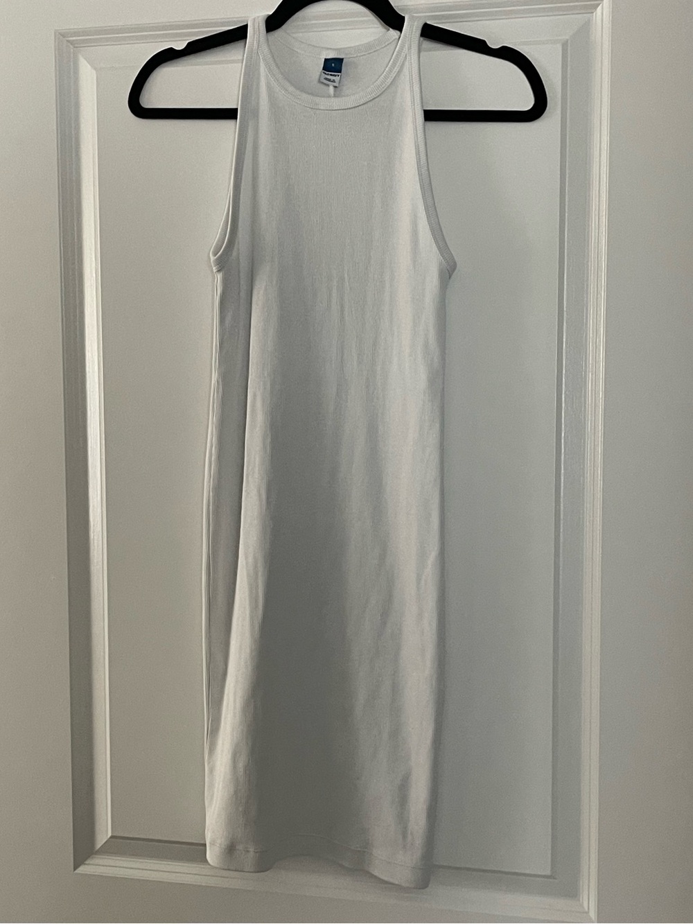 Old Navy White Tank Midi Dress - Simple Sleeveless Style-Size S